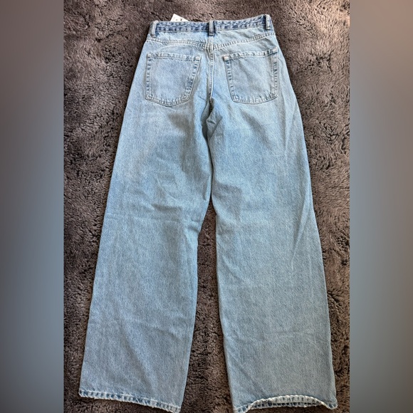 ZARA TRF MID-RISE WIDE LEG JEANS / REF. 8197/223 - Picture 4 of 6